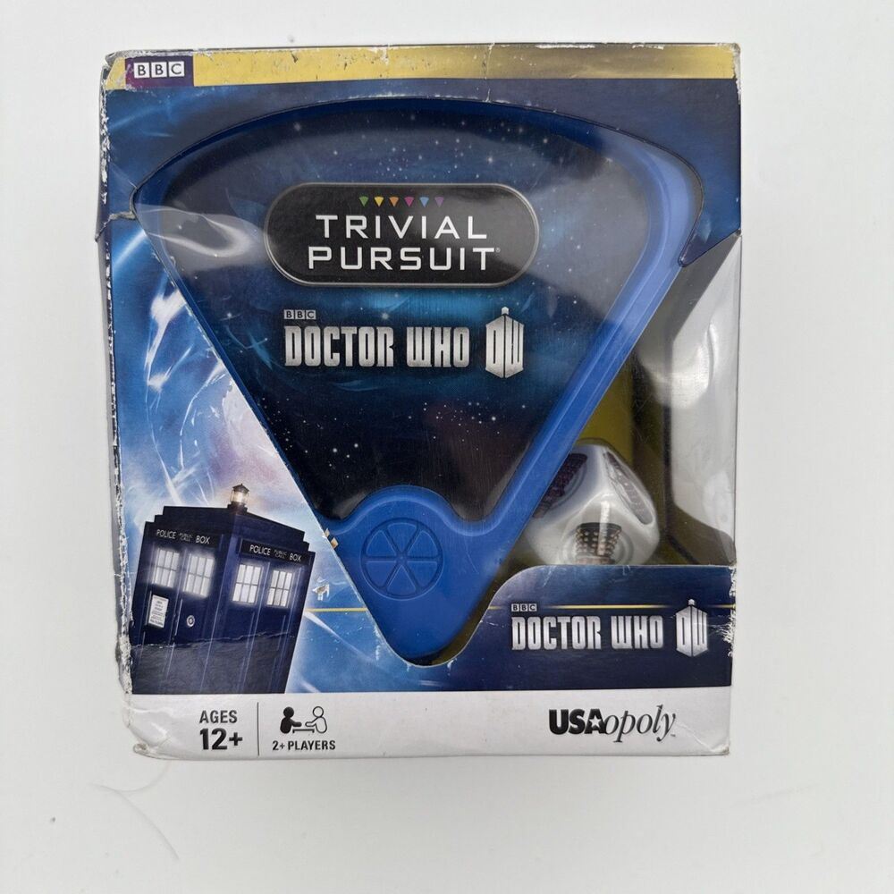 Doctor Who Trivial Pursuit BBC USAopoly Dr Who Trivia Edition New Damaged Box